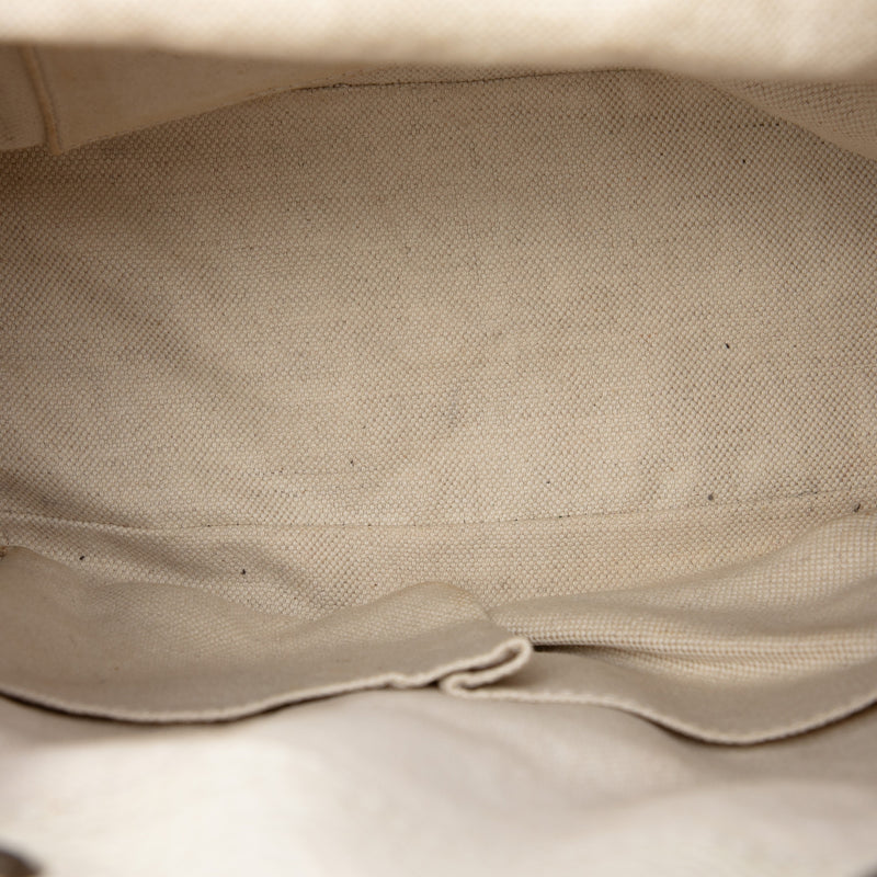 Grained Calfskin Bamboo Tassel Backpack - Image 4