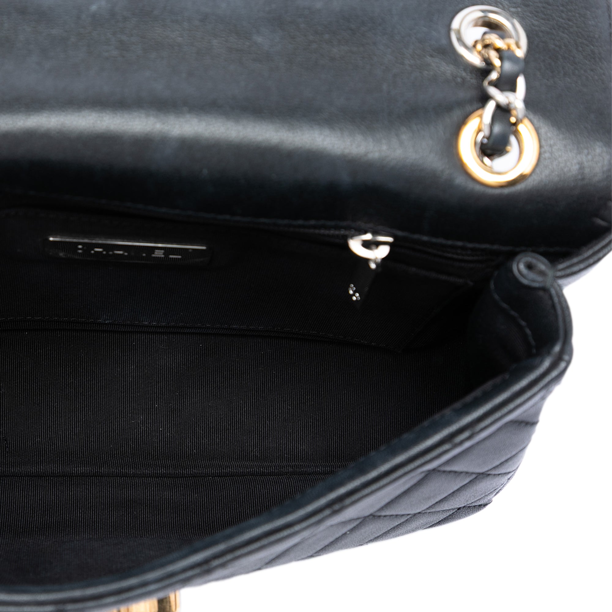 Quilted Lambskin Turn and Lock Flap - Image 4