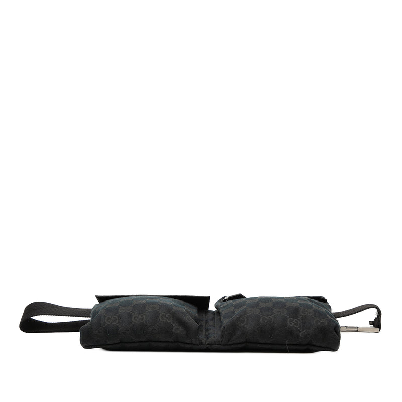 GG Canvas Double Pocket Belt Bag - Image 3
