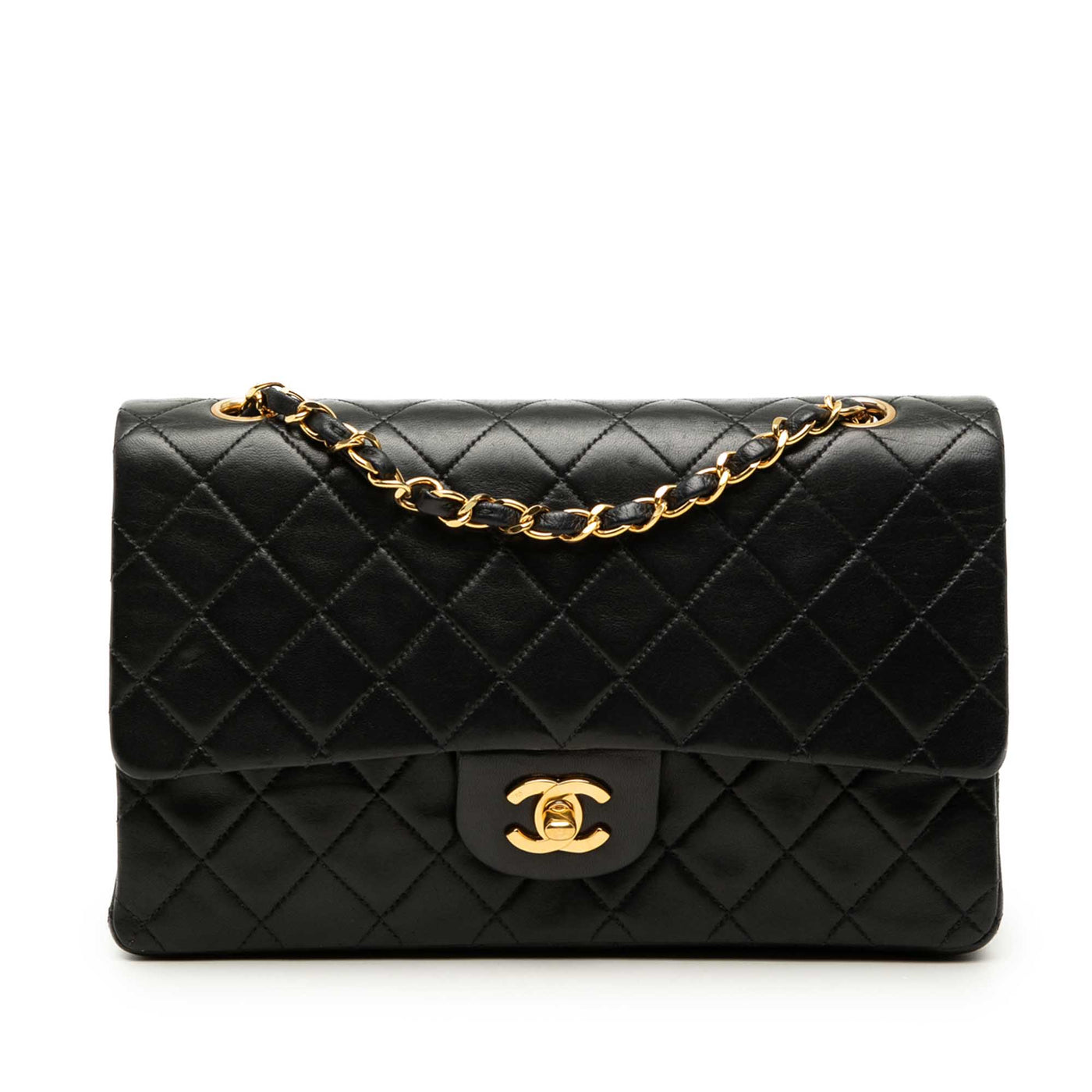 Medium Classic Lambskin Double Flap - Image 1