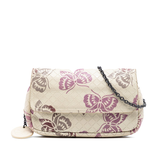 Small Nappa Intrecciomirage Butterfly Chain Crossbody - Image 1