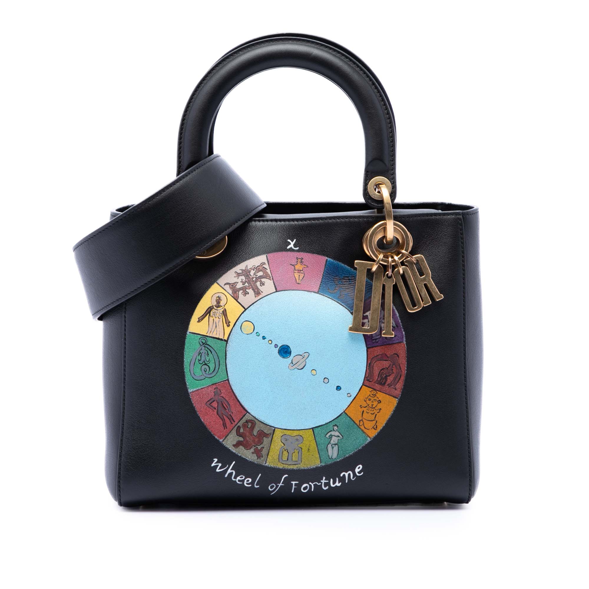 Medium Calfskin Wheel of Fortune Tarot Lady Dior - Image 1