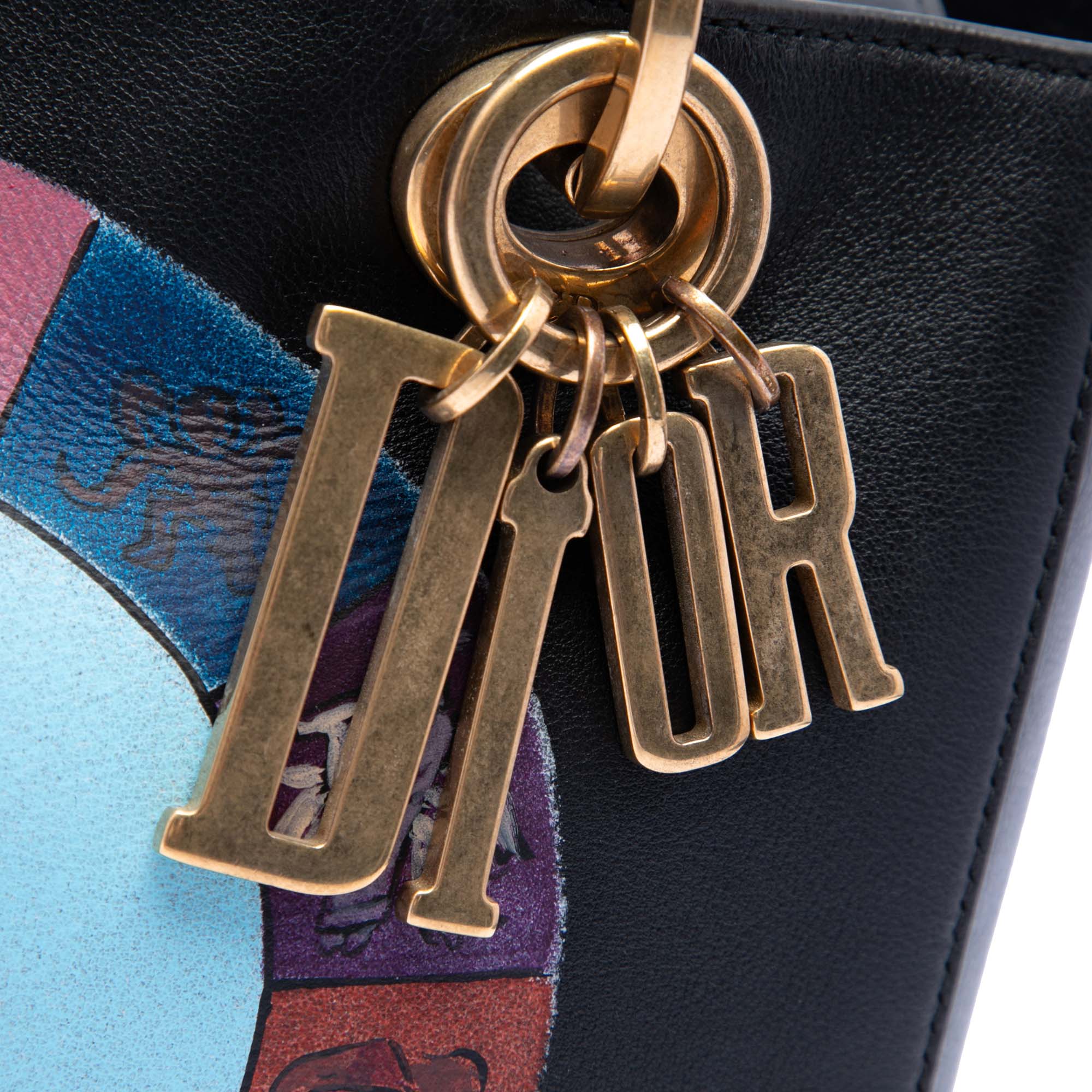 Medium Calfskin Wheel of Fortune Tarot Lady Dior - Image 5