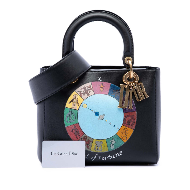 Medium Calfskin Wheel of Fortune Tarot Lady Dior - Image 7
