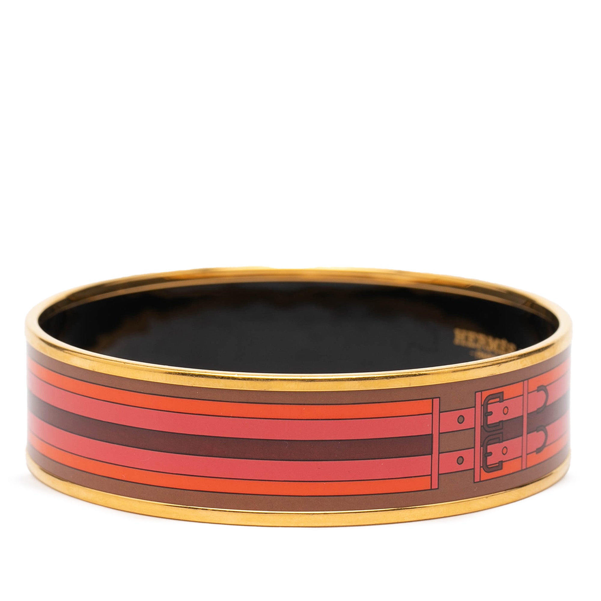 Wide Printed Enamel Bangle 65 - Image 2