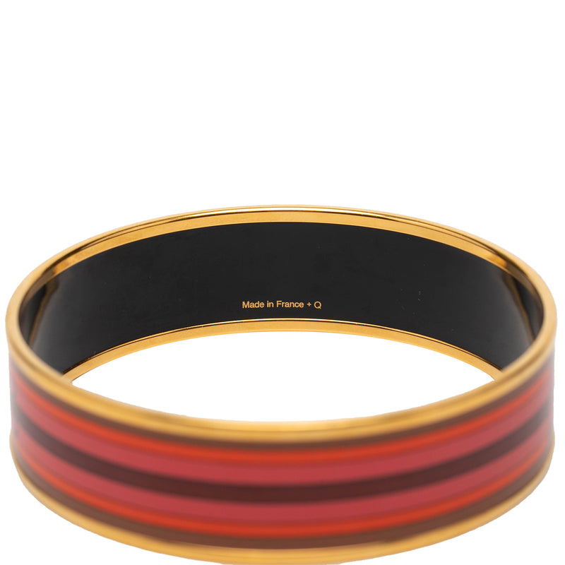 Wide Printed Enamel Bangle 65 - Image 5