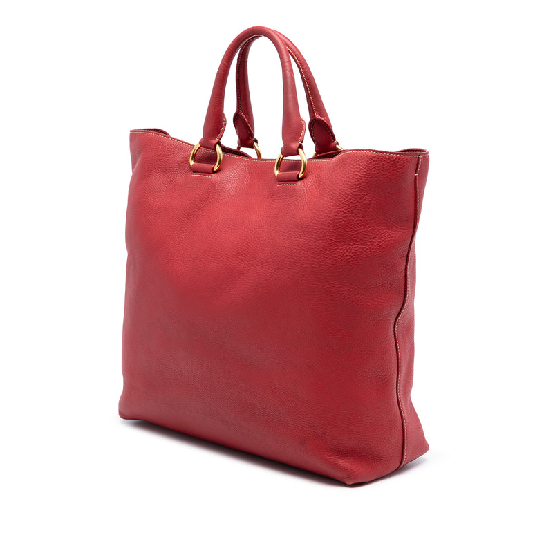 Vitello Daino Open Convertible Tote - Image 2
