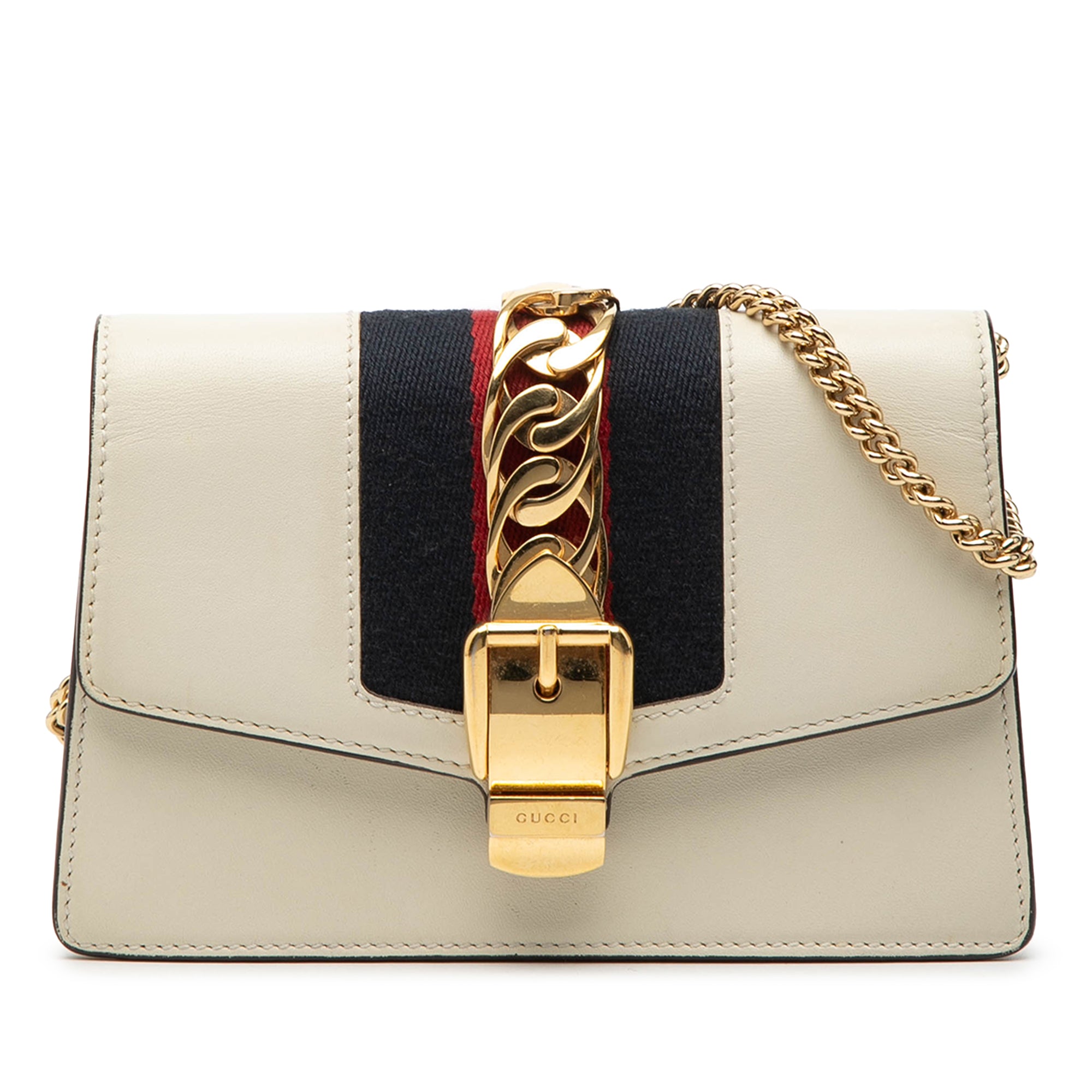 Super Mini Leather Sylvie Chain Crossbody - Image 1