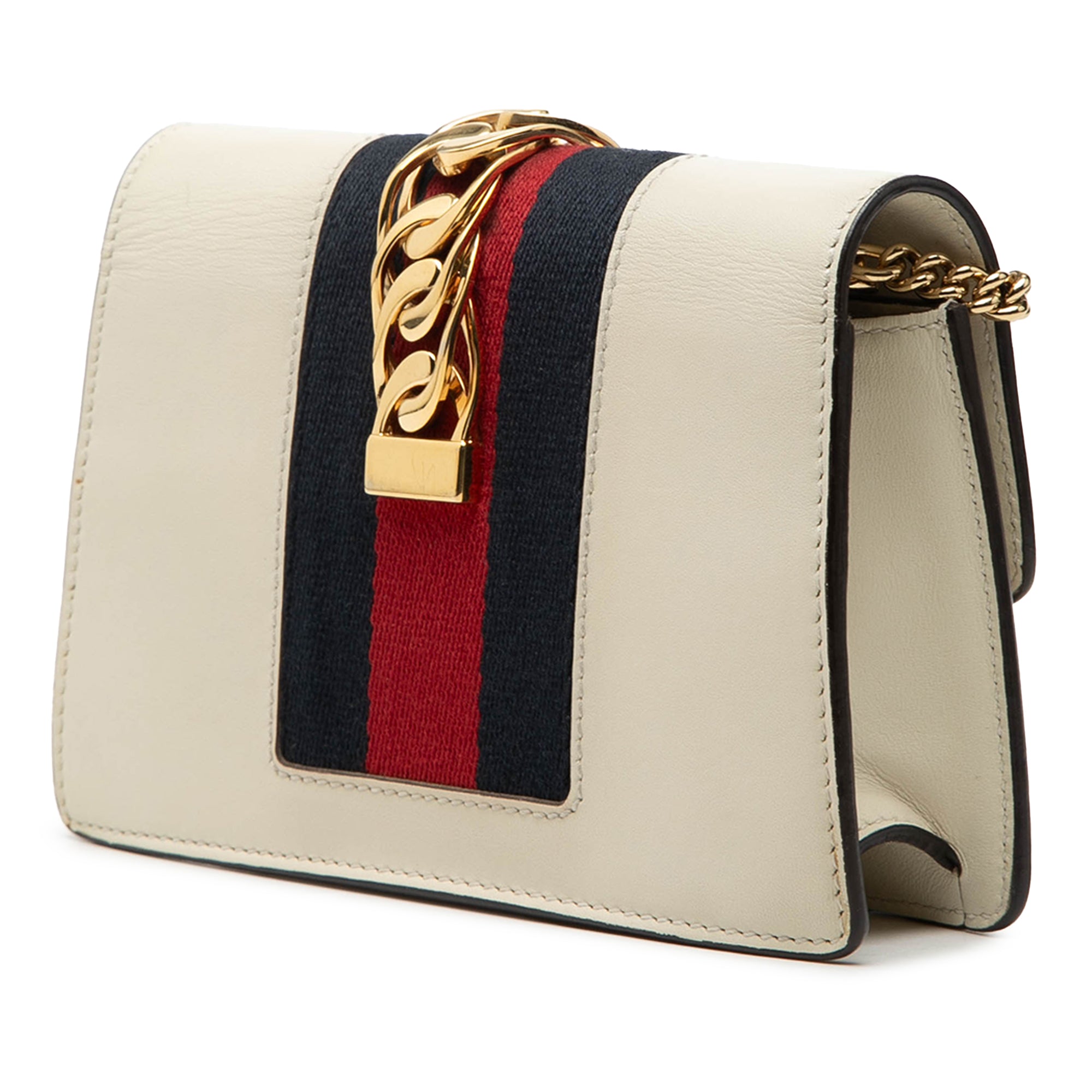Super Mini Leather Sylvie Chain Crossbody - Image 2