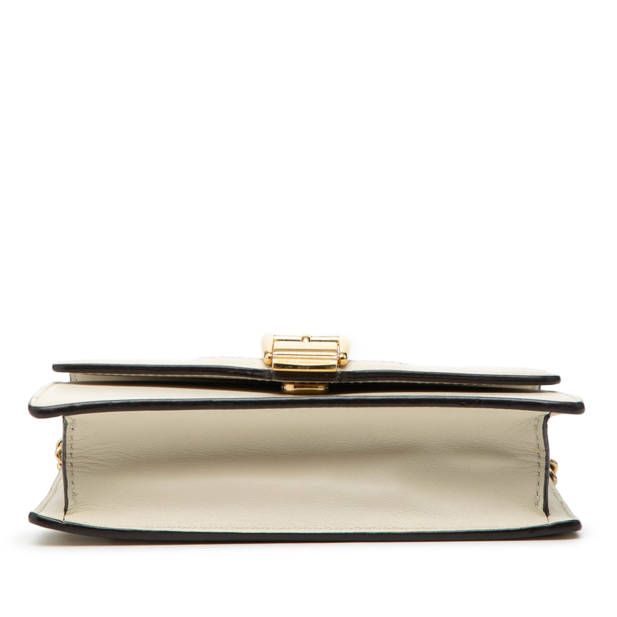 Super Mini Leather Sylvie Chain Crossbody - Image 3