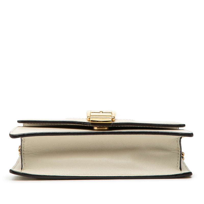Super Mini Leather Sylvie Chain Crossbody - Image 3