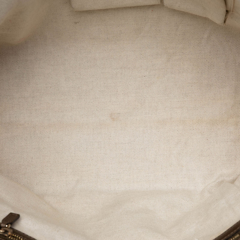 Metallic Guccissima Heart Bit Tote - Image 4