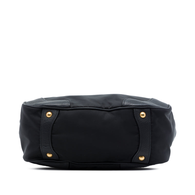 Vitello Daino Trimmed Tessuto Handbag - Image 3
