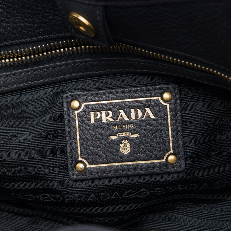 Vitello Daino Trimmed Tessuto Handbag - Image 5