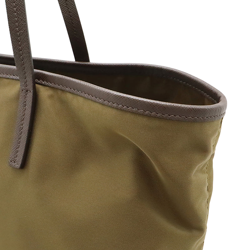 Saffiano Trimmed Tessuto Velluto Ricamo Trompe L oeil Tote - Image 7