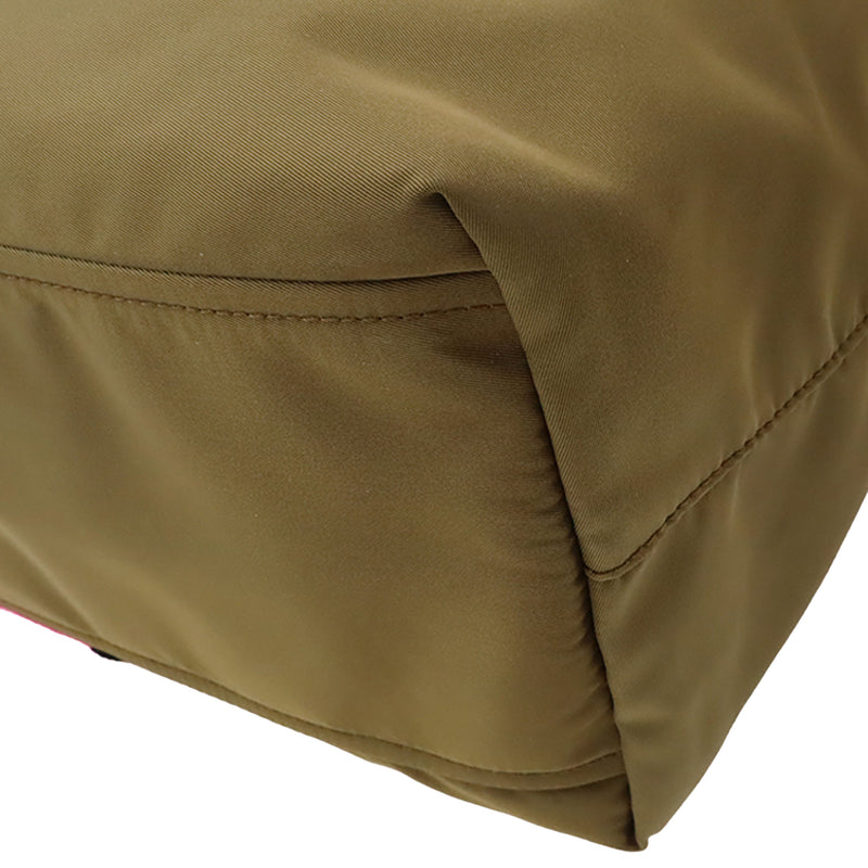 Saffiano Trimmed Tessuto Velluto Ricamo Trompe L oeil Tote - Image 8