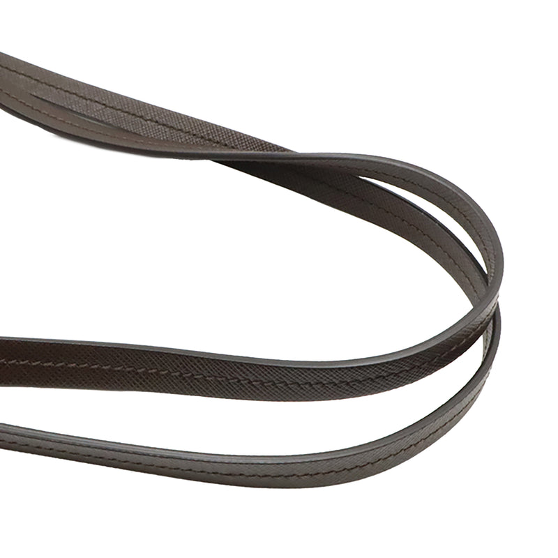 Saffiano Trimmed Tessuto Velluto Ricamo Trompe L oeil Tote - Image 9