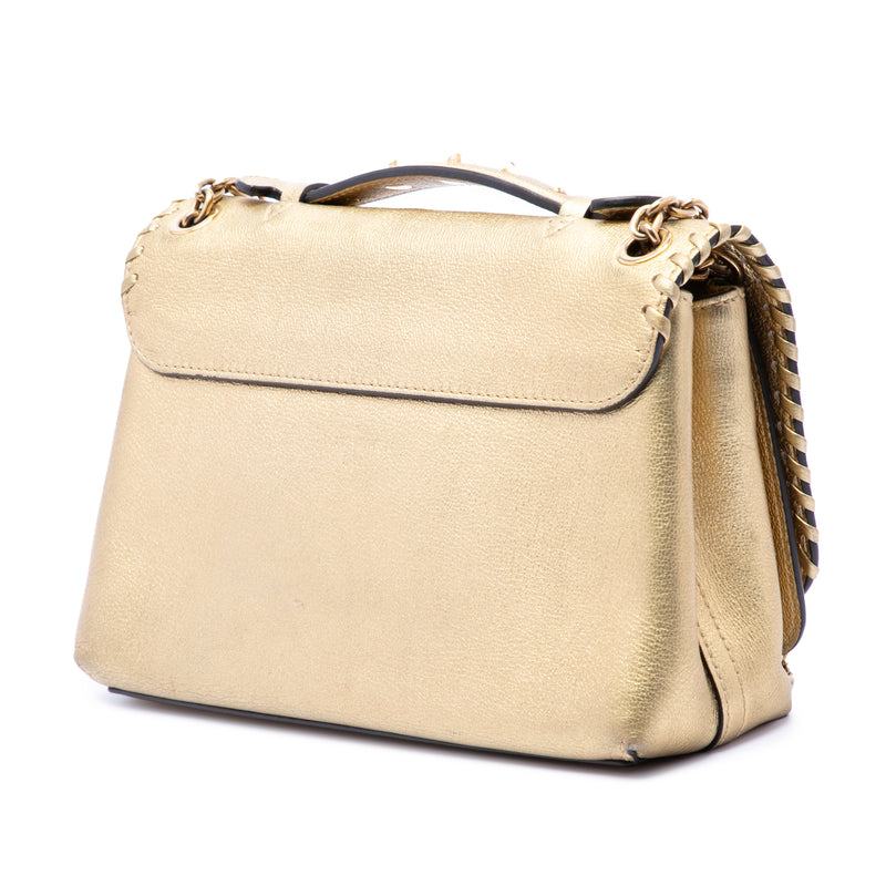 Metallic Cuir Plume Ecume Very Chain Bag - Image 2