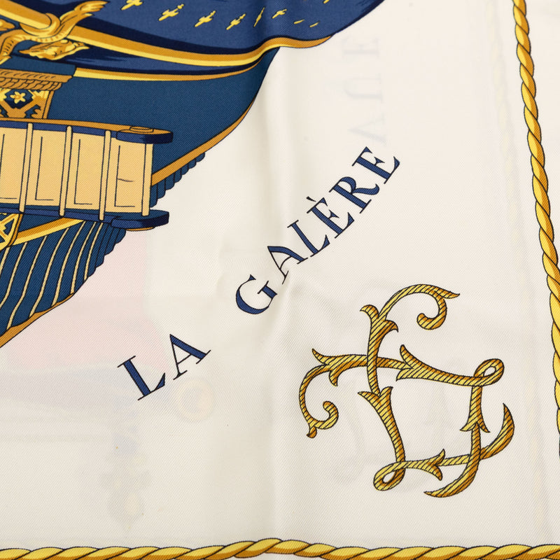 Vue Du Carrosse De La Galere La Reale Silk Scarf 90 - Image 3