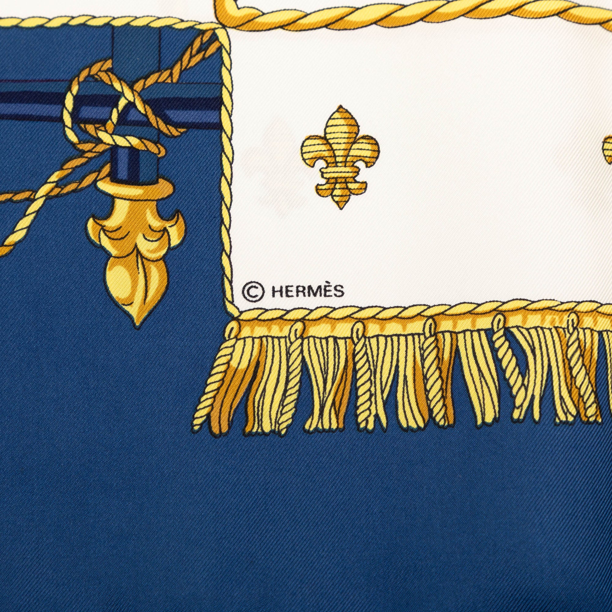 Vue Du Carrosse De La Galere La Reale Silk Scarf 90 - Image 5