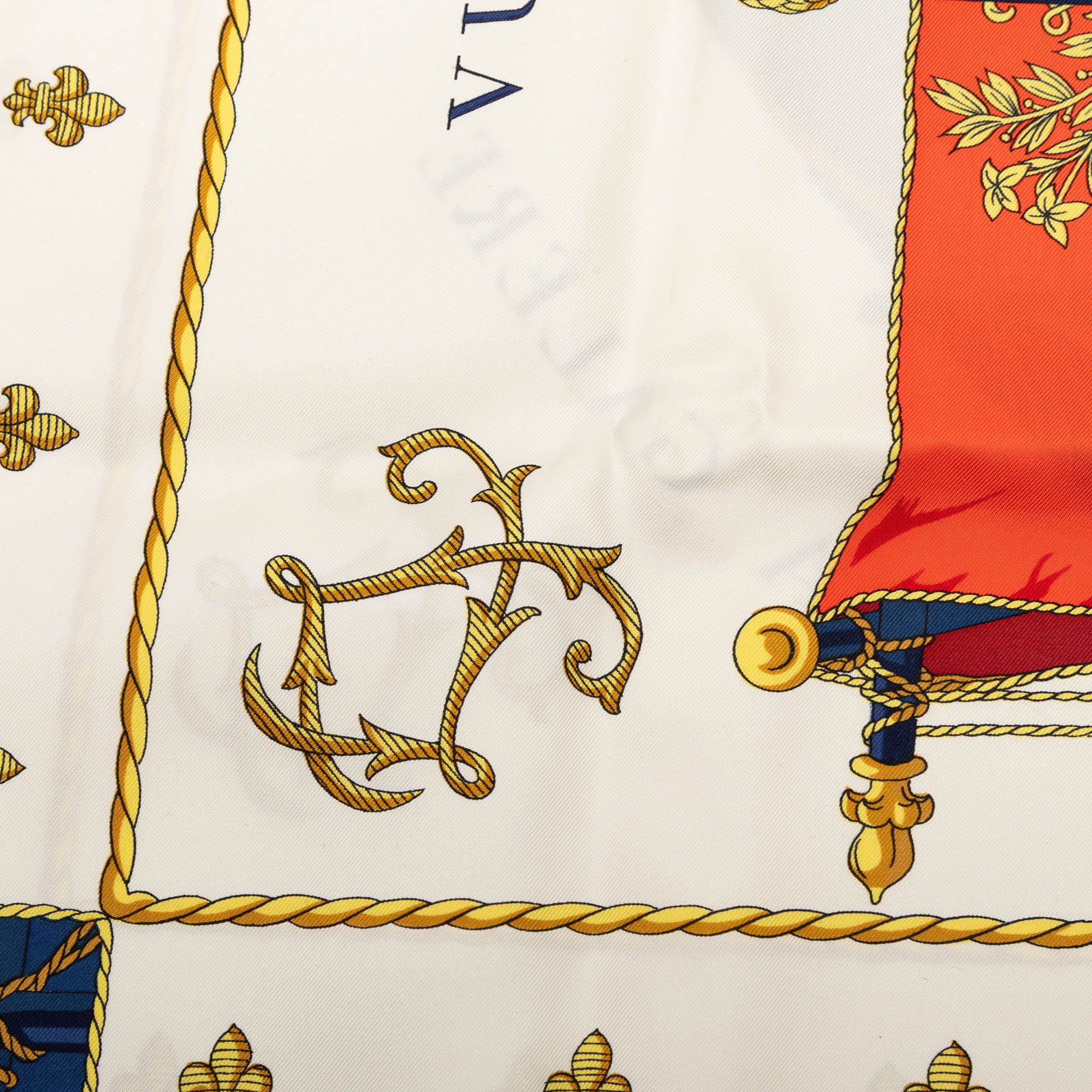 Vue Du Carrosse De La Galere La Reale Silk Scarf 90 - Image 6