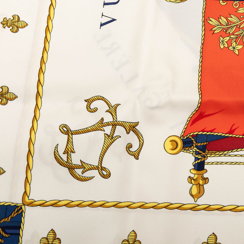 Vue Du Carrosse De La Galere La Reale Silk Scarf 90 - Image 6