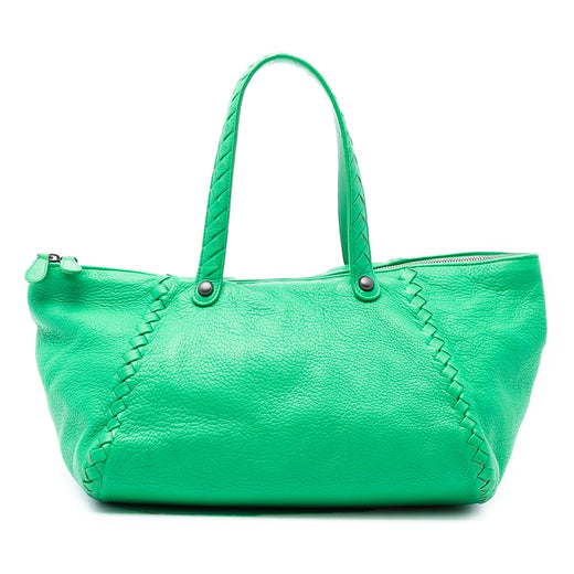 Intrecciato Trimmed Cervo Tote - Image 1