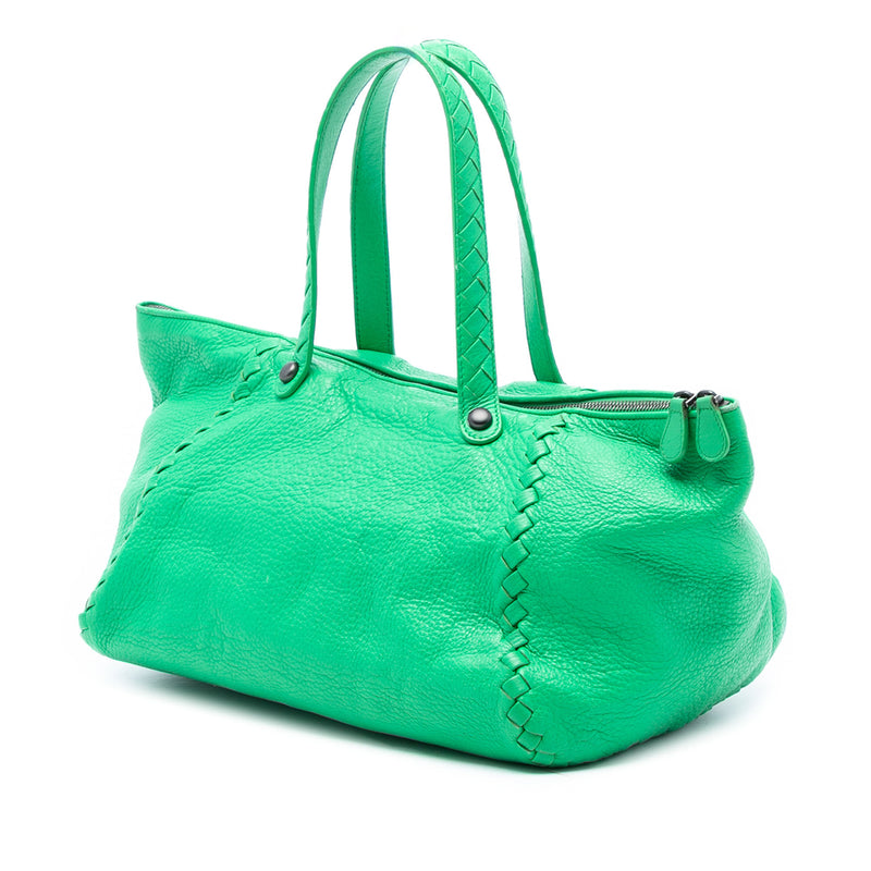 Intrecciato Trimmed Cervo Tote - Image 2