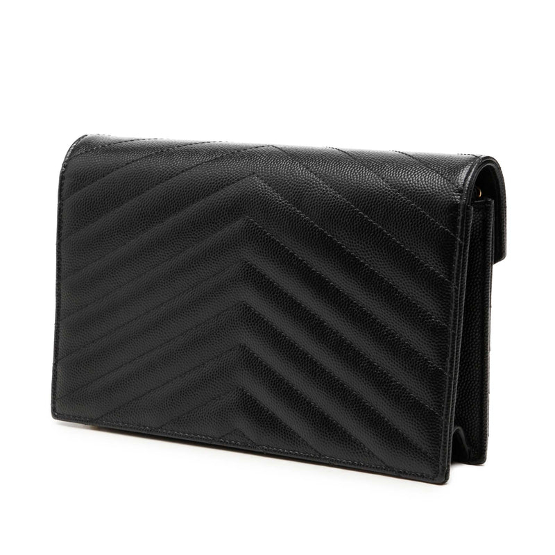 Grain De Poudre Chevron Cassandre Envelope Chain Wallet - Image 2