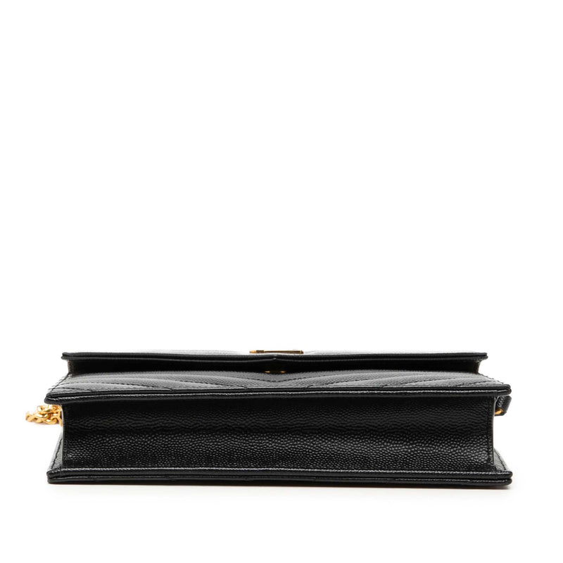 Grain De Poudre Chevron Cassandre Envelope Chain Wallet - Image 3