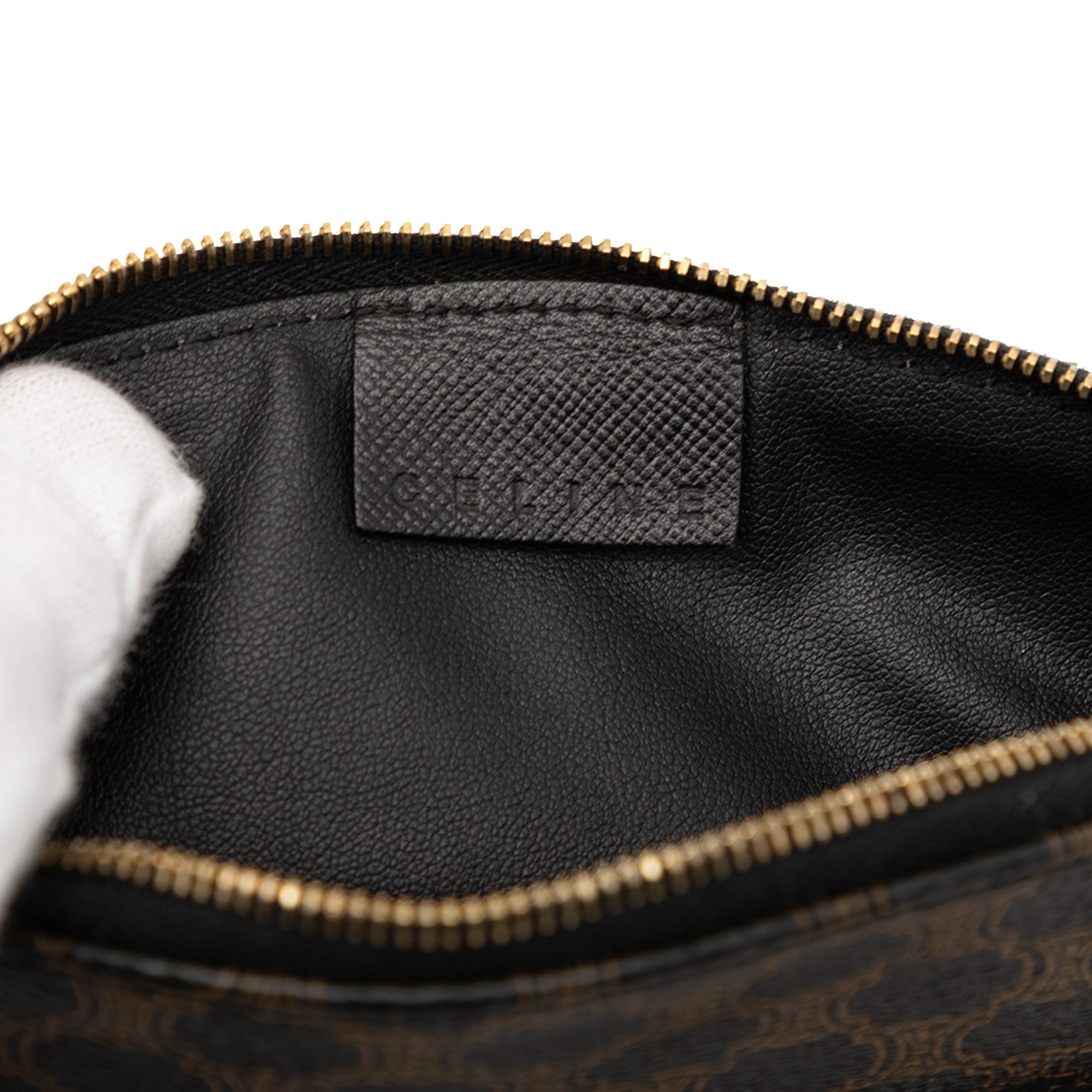 Macadam Coated Canvas Pouch - Image 5