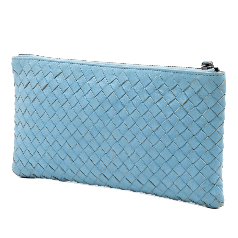 Small Nappa Intrecciato Zip Pouch - Image 2