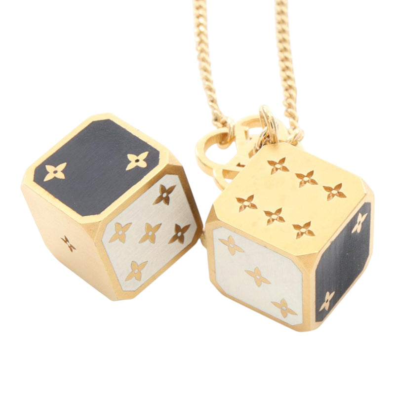 Gold Plated Game On Dice Pendant Necklace - Image 4