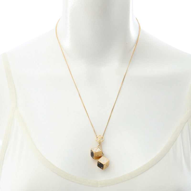 Gold Plated Game On Dice Pendant Necklace - Image 8