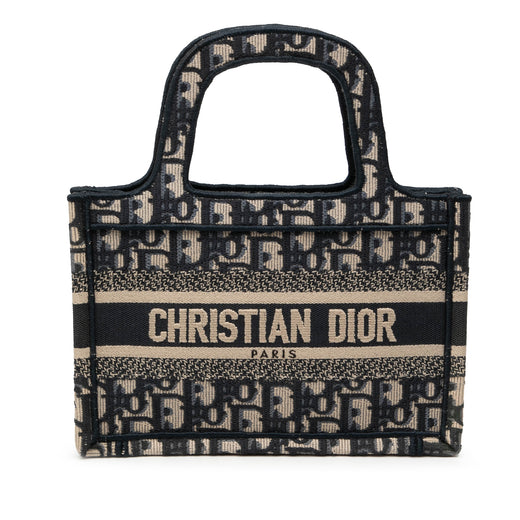 Mini Oblique Canvas Book Tote - Image 1