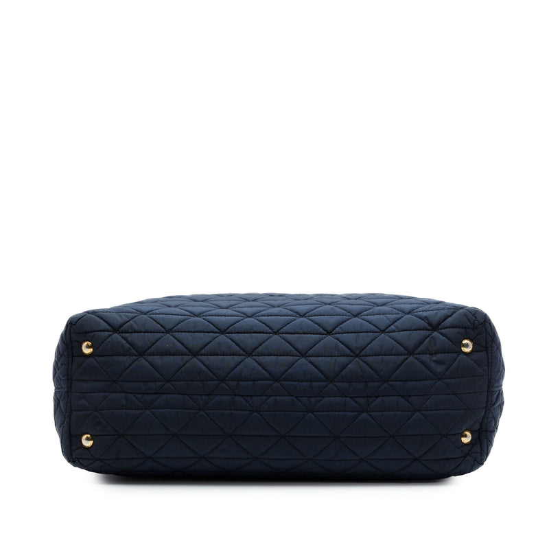 Quilted Tessuto Padded Satchel - Image 3