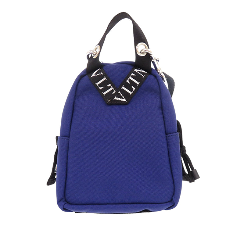 Mini Canvas VLTN Convertible Backpack - Image 3