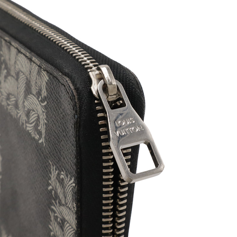 Christopher Nemeth Damier Graphite Zippy Organizer Wallet - Image 4