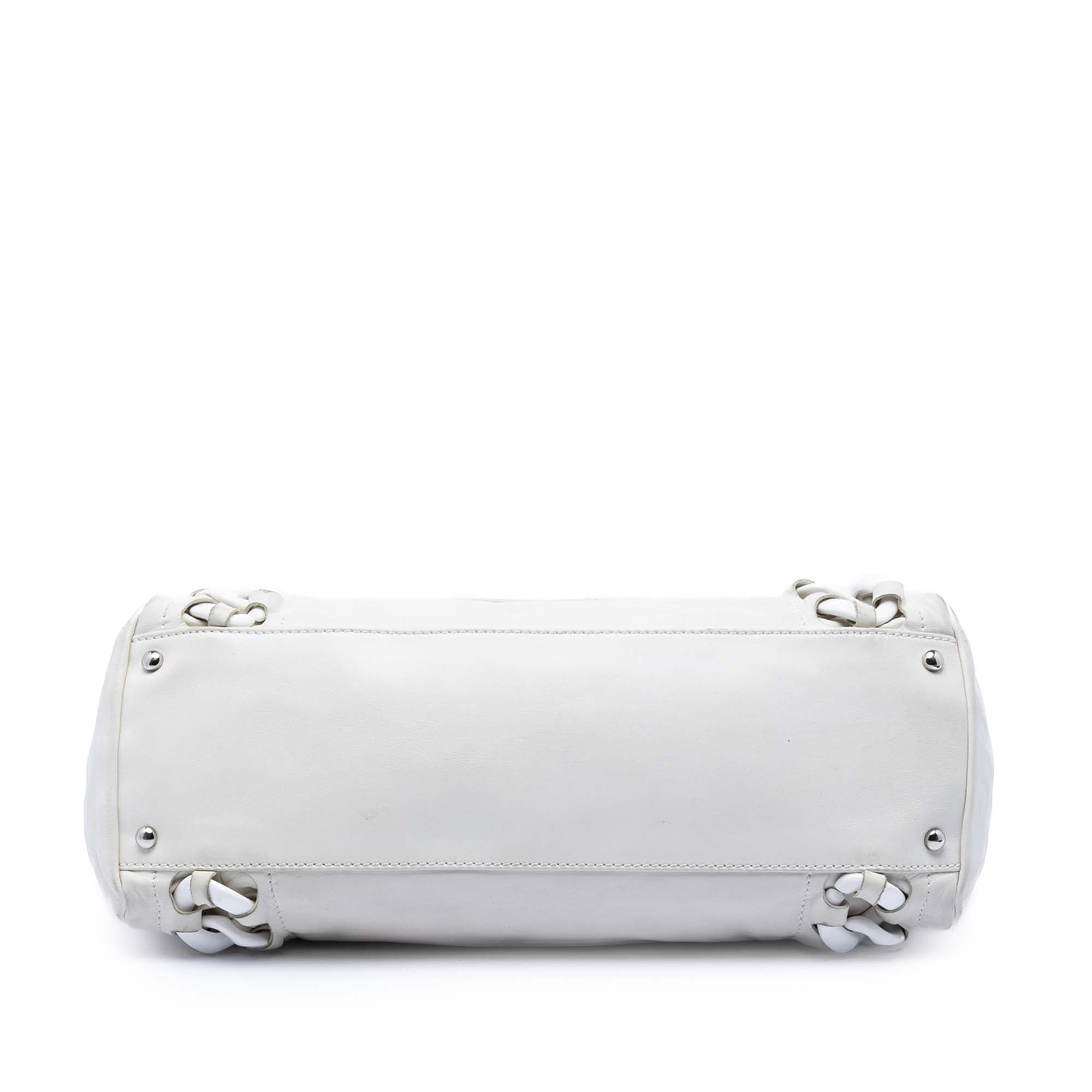 Calfskin Modern Chain Rhodoid East West Tote - Image 3