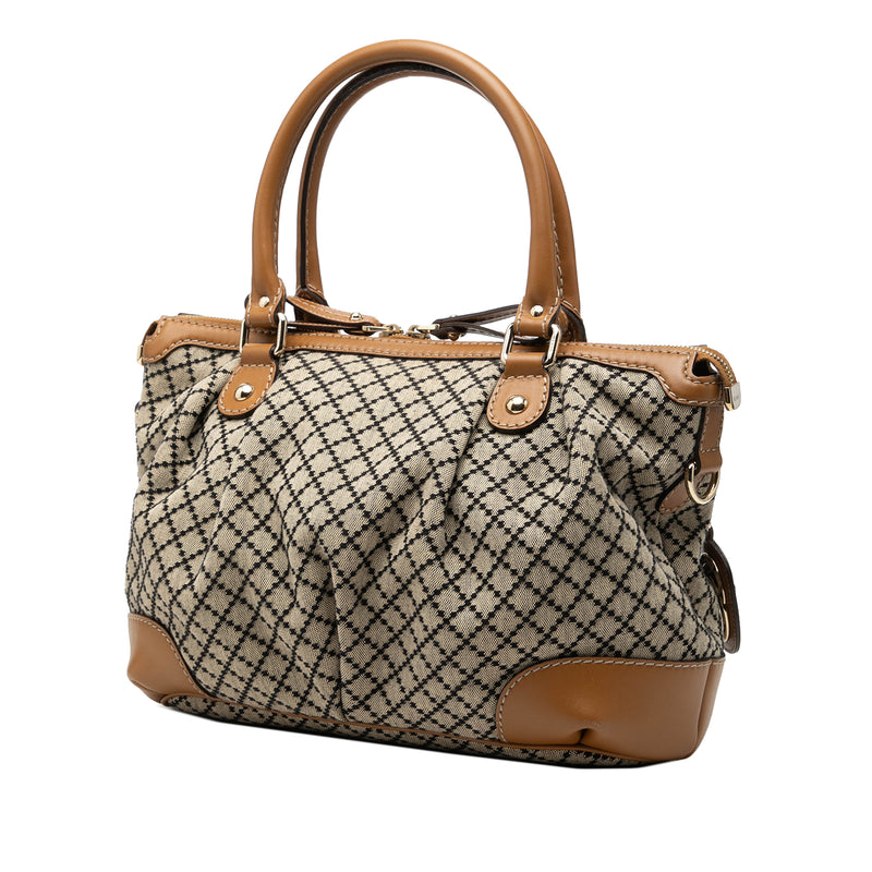Diamante Canvas Sukey Satchel - Image 2