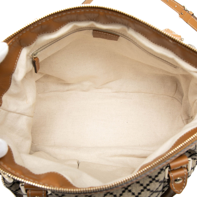 Diamante Canvas Sukey Satchel - Image 4