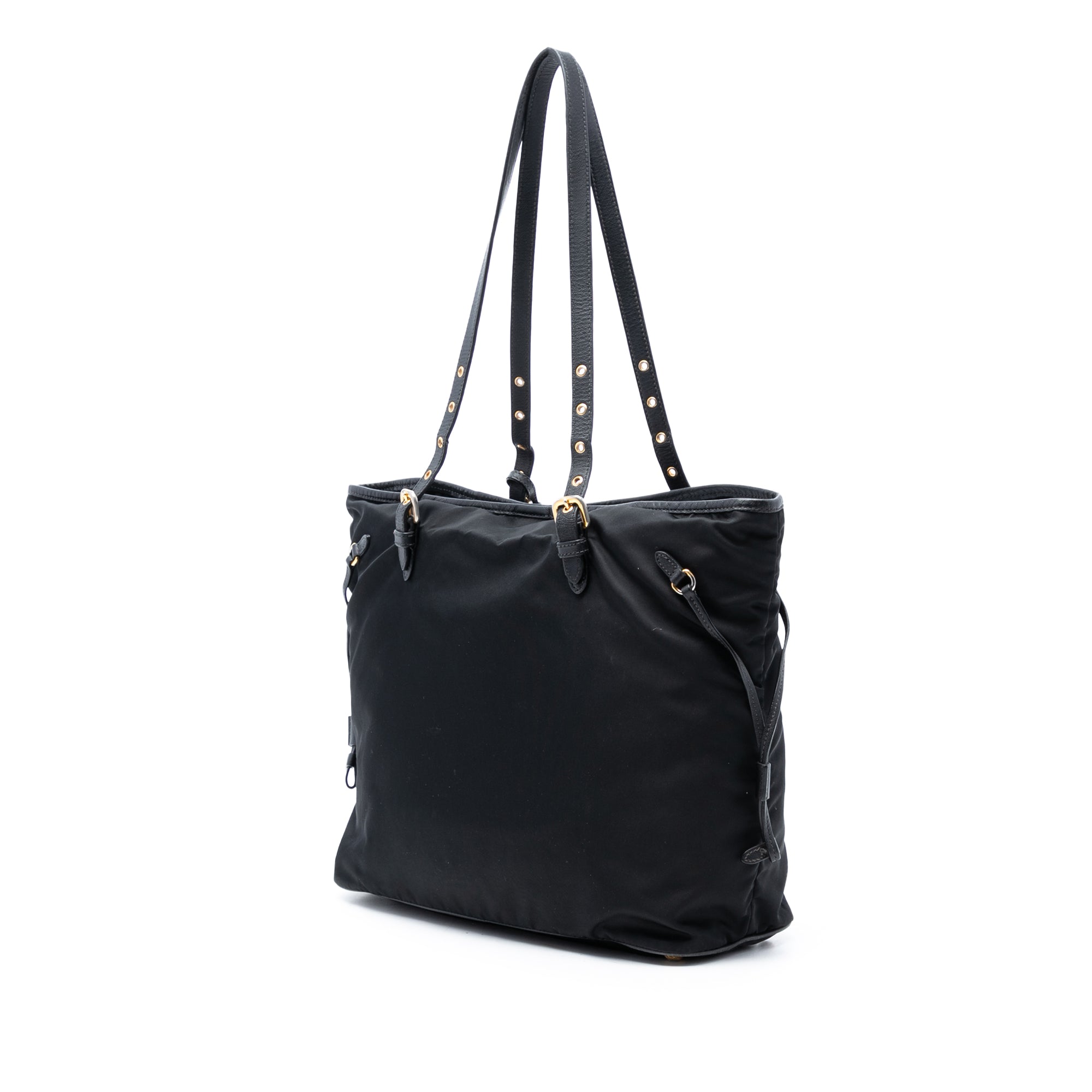 Saffiano Trimmed Tessuto Tote - Image 2