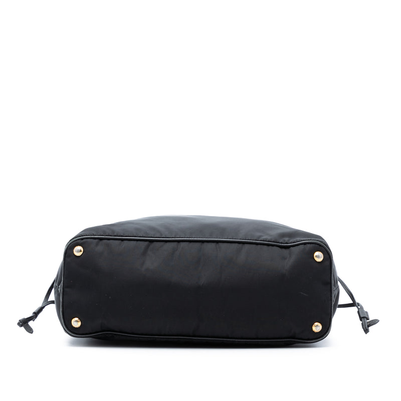Saffiano Trimmed Tessuto Tote - Image 3