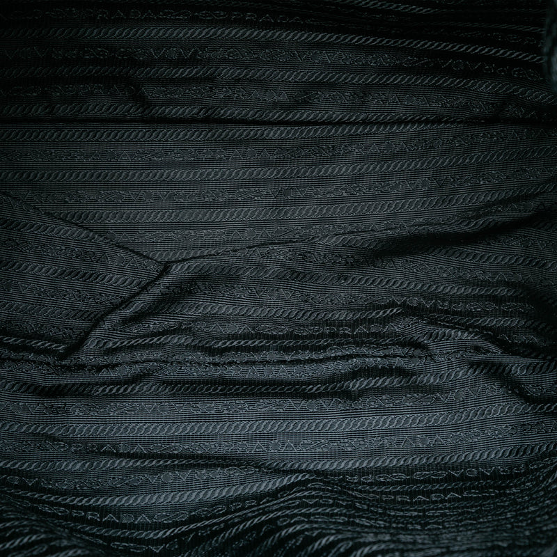 Saffiano Trimmed Tessuto Tote - Image 4