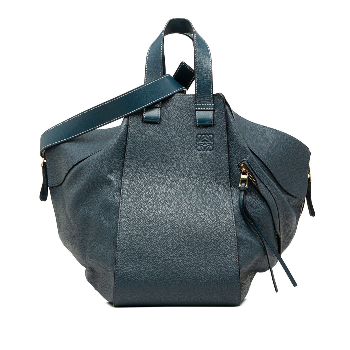 Medium Grained Calfskin Hammock Satchel - Image 1