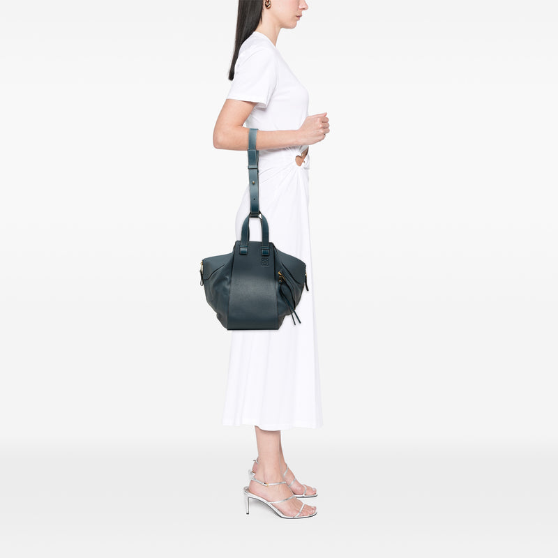 Medium Grained Calfskin Hammock Satchel - Image 6