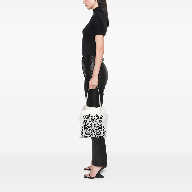 Nappa Ricamo Tote - Image 6