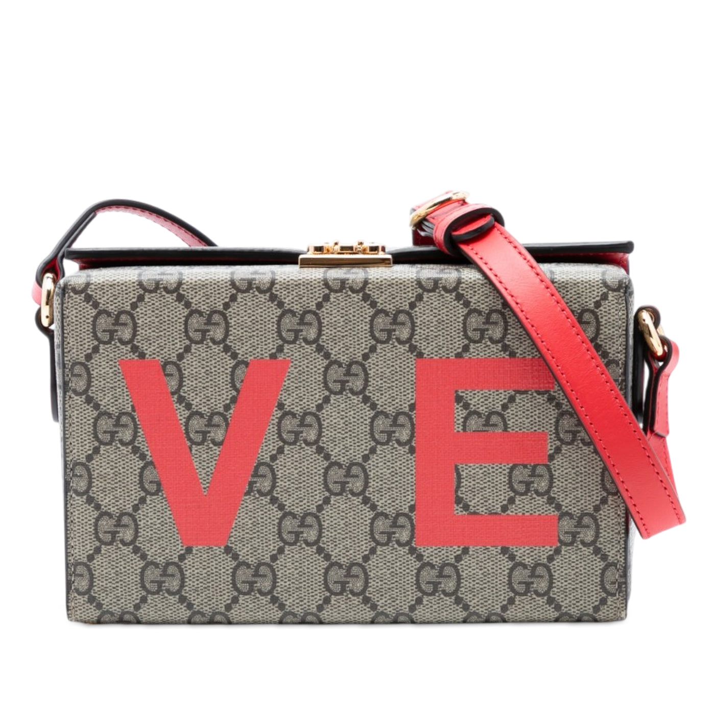 Mini GG Supreme Love Trunk Crossbody - Image 1