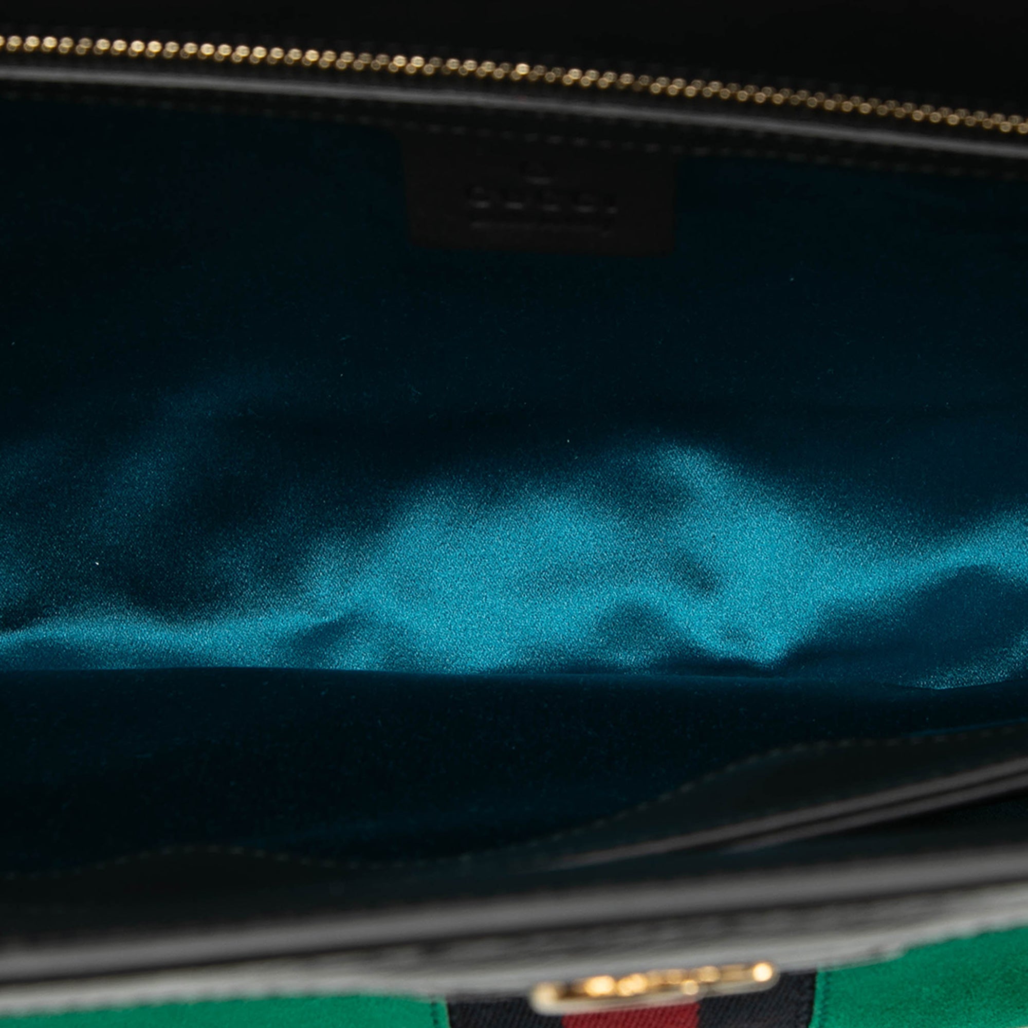 Medium Suede Web Ophidia Chain Shoulder Bag - Image 4