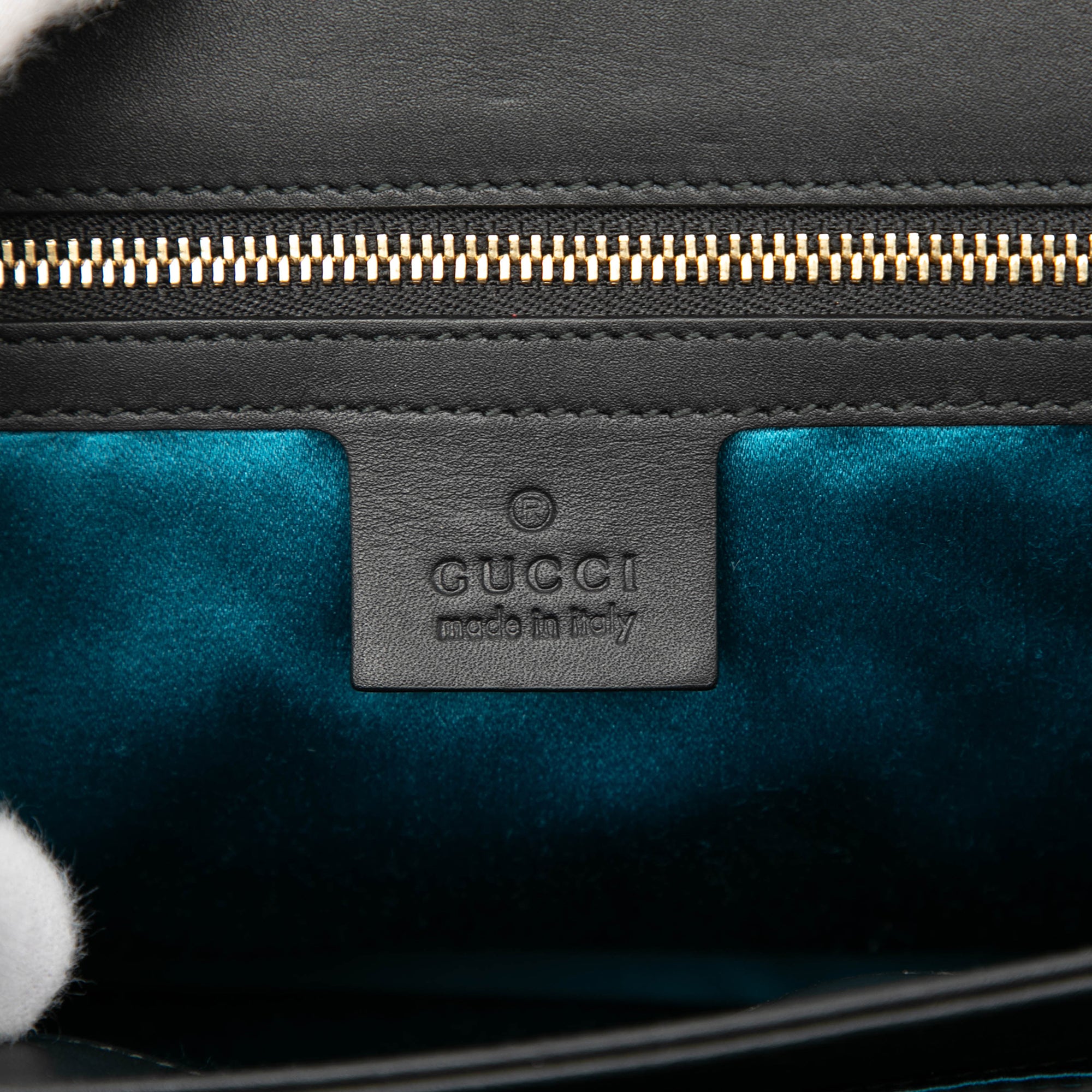 Medium Suede Web Ophidia Chain Shoulder Bag - Image 5